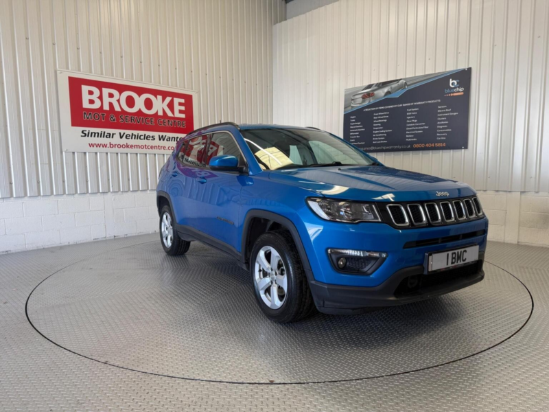 2020 Jeep Compass 1.4t Multiairii Longitude Auto 4WD Euro 6 (s/s) 5dr in Blue — image 1
