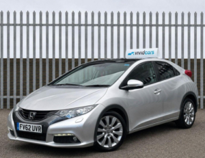 2012 Honda Civic 1.8 I-Vtec Ex Gt Euro 5 (s/s) 5dr in Silver — image 2