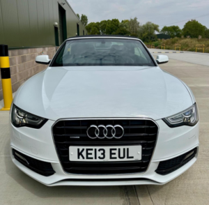 2013 Audi A5 Cabriolet 2.0 Tfsi S Line Special Edition S Tronic Quattro Euro 5 (s/s) 2dr in White — image 2