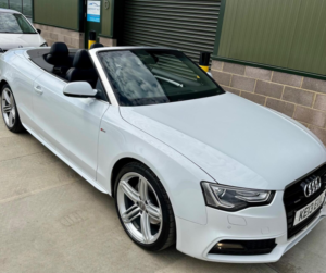 2013 Audi A5 Cabriolet 2.0 Tfsi S Line Special Edition S Tronic Quattro Euro 5 (s/s) 2dr in White — image 4
