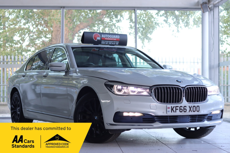 2014 BMW 7 Series 3.0 740li Saloon 4dr Petrol Auto Euro 6 (s/s) (326 Ps) in White — image 1