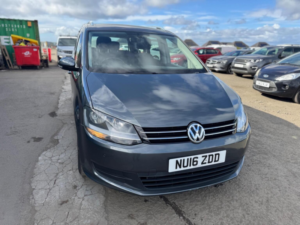2016 Volkswagen Sharan 2.0 Tdi Bluemotion Tech Se Nav DSG Euro 6 (s/s) 5dr in Grey — image 2