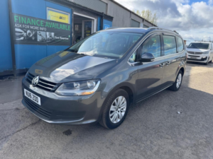 2016 Volkswagen Sharan 2.0 Tdi Bluemotion Tech Se Nav DSG Euro 6 (s/s) 5dr in Grey — image 3