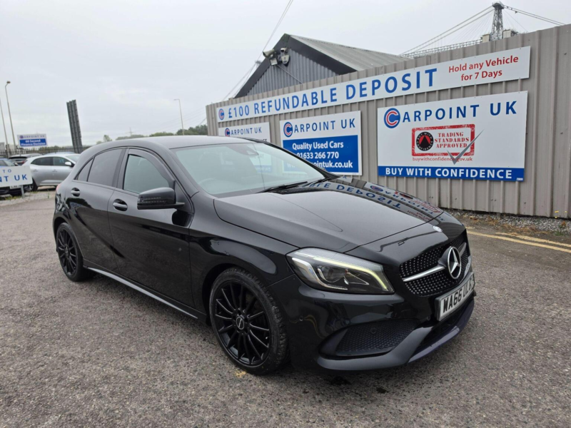2016 Mercedes-Benz A Class 1.5 A180d Amg Line (premium) Euro 6 (s/s) 5dr in Black — image 1