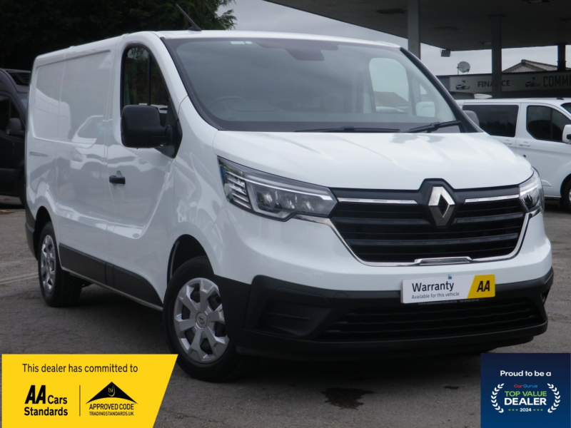 2023 Renault Trafic 2.0 Sl28 Blue Dci 130 Business Panel Van My22 in White — image 1