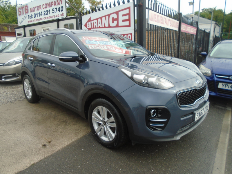 2017 Kia Sportage 1.7 Crdi 2 SUV 5dr Diesel Manual Euro 6 (s/s) (114 Bhp) in Blue — image 1