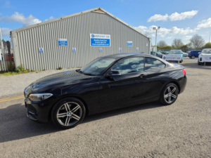 2016 BMW 2 Series 2.0 220d Sport Auto Euro 6 (s/s) 2dr in Black — image 3