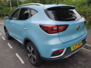 2021 MG MG Zs 44.5kwh Exclusive SUV 5dr Electric Auto (143 Ps) in Blue — image 5