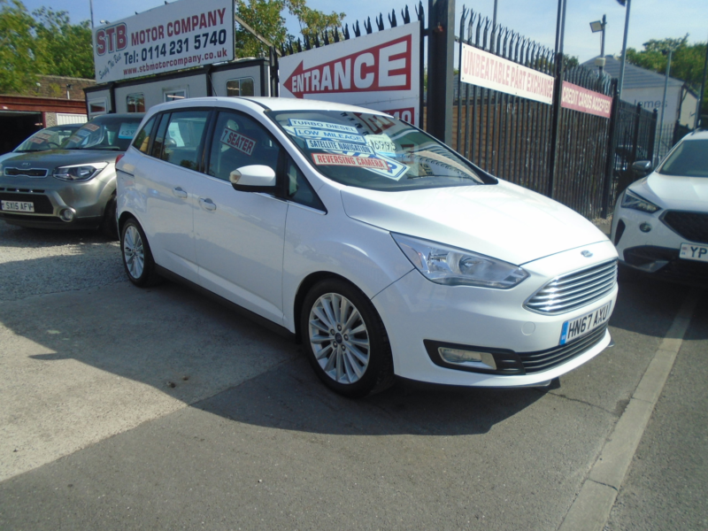 2017 Ford Grand C-Max 1.5 Tdci Titanium MPV 5dr Diesel Manual Euro 6 (s/s) (120 Ps) in White — image 1