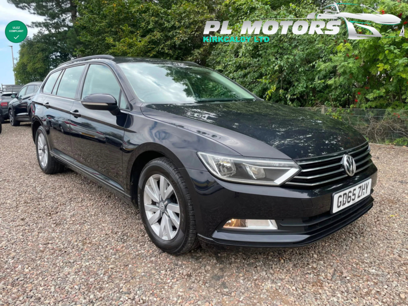 2015 Volkswagen Passat 2.0 Tdi Bluemotion Tech S Estate 5dr Diesel DSG Euro 6 (s/s) (150 Ps) in Black — image 1