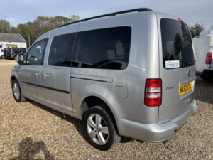 2012 Volkswagen Caddy Maxi Life Wheelchair Accessible Vehicle Wav 1.6 Tdi Cr in Silver — image 4