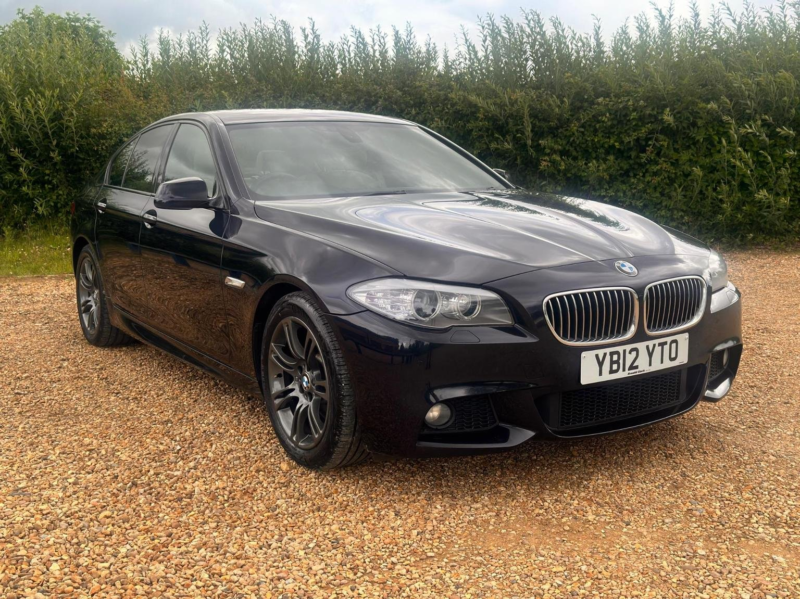 2012 BMW 5 Series 2.0 520d M Sport Steptronic Euro 5 (s/s) 4dr in Black — image 1