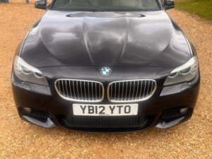 2012 BMW 5 Series 2.0 520d M Sport Steptronic Euro 5 (s/s) 4dr in Black — image 2