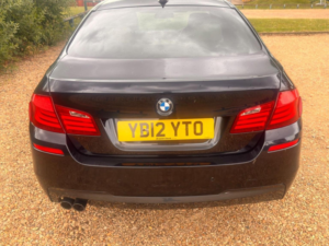 2012 BMW 5 Series 2.0 520d M Sport Steptronic Euro 5 (s/s) 4dr in Black — image 4