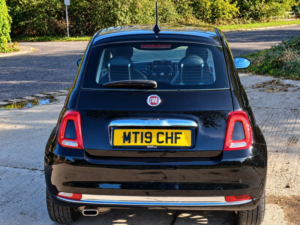 2019 Fiat 500 1.2 500 Lounge 3dr in Black — image 4