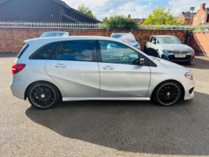 2016 Mercedes-Benz B Class 1.5 B180d Amg Line (premium) MPV 5dr Diesel 7g-Dct Euro 6 (s/s) (109 Ps) in Silver — image 4