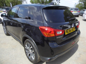 2016 Mitsubishi Asx 1.6 3 Euro 6 5dr in Black — image 4