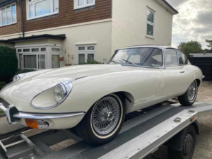 1970 Jaguar E-Type in White — image 4