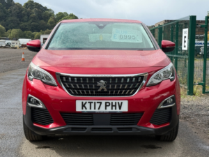 2017 Peugeot 3008 1.6 Bluehdi Active SUV 5dr Diesel Manual Euro 6 (s/s) (120 Ps) in Red — image 2