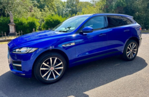2018 Jaguar F-Pace 2.0 P250i R-Sport Auto AWD Euro 6 (s/s) 5dr in Blue — image 4