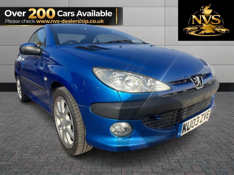 2003 Peugeot 206 Cc 2.0 16v Se in Blue — image 1