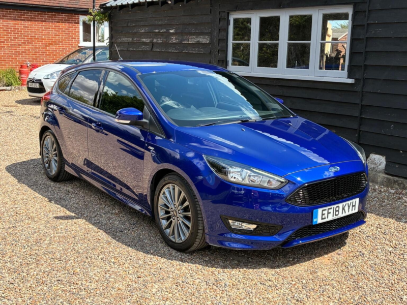 2018 Ford Focus 1.0t Ecoboost St-Line Euro 6 (s/s) 5dr in Blue — image 1