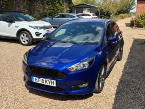 2018 Ford Focus 1.0t Ecoboost St-Line Euro 6 (s/s) 5dr in Blue — image 3