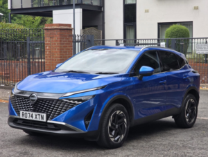 2024 Nissan Qashqai 1.3 Dig-T Mhev N-Connecta SUV 5dr Petrol Hybrid Xtron Euro 6 (s/s) (158 Ps) in Blue — image 3