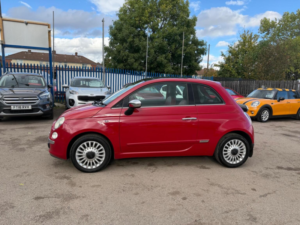 2008 Fiat 500 1.4 Lounge Euro 4 3dr in Red — image 3