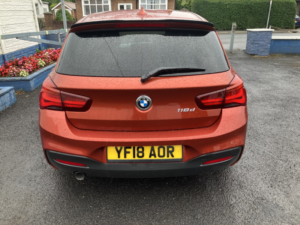 2018 BMW 1 Series 2.0 118d M Sport Shadow Edition 3-Door in Orange — image 3