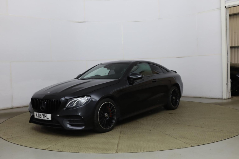 2018 Mercedes-Benz E Class 2.0 E220d Amg Line (premium) G-Tronic+ Euro 6 (s/s) 2dr in Black — image 1
