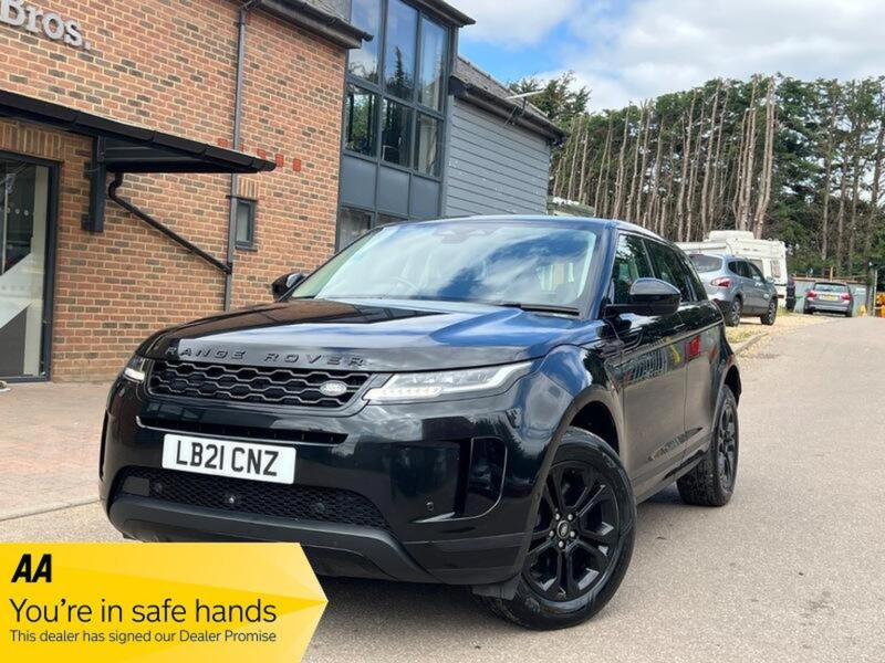 2021 Land Rover Range Rover Evoque 1.5 P300e 12.2kwh S Auto 4WD Euro 6 (s/s) 5dr in Black — image 1