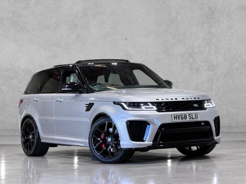 2018 Land Rover Range Rover Sport 5.0 P575 V8 Svr Auto 4WD Euro 6 (s/s) 5dr in Silver — image 1