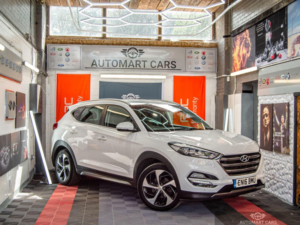 2016 Hyundai Tucson 2.0 Crdi Blue Drive Premium Euro 6 (s/s) 5dr in White — image 3