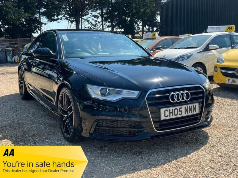 2014 Audi A6 Saloon 2.0 Tdi Ultra S Line S Tronic Euro 6 (s/s) 4dr in Black — image 1