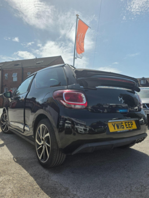 2016 Ds Automobiles Ds 3 Cabrio 1.6 Bluehdi Prestige Cabriolet Euro 6 (s/s) 2dr in Black — image 5