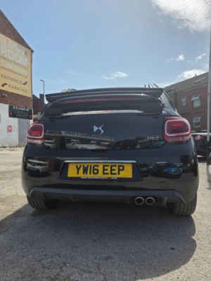 2016 Ds Automobiles Ds 3 Cabrio 1.6 Bluehdi Prestige Cabriolet Euro 6 (s/s) 2dr in Black — image 6