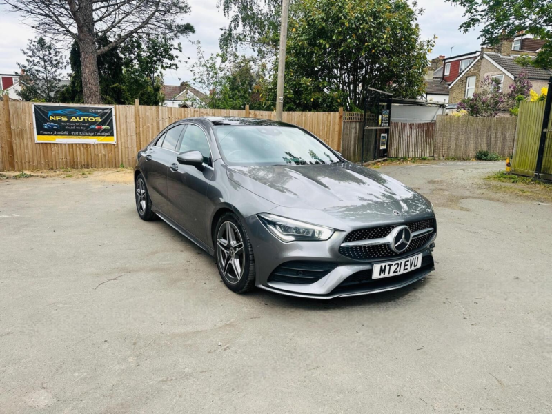 2021 Mercedes-Benz Cla 1.3 Cla180 Amg Line (premium Plus 2) Coupe 7g-Dct Euro 6 (s/s) 4dr in Grey — image 1