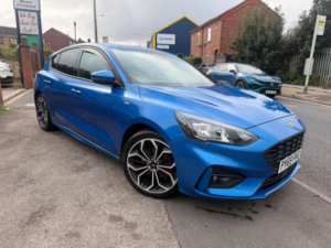 2019 Ford Focus 1.0t Ecoboost St-Line X Euro 6 (s/s) 5dr in Blue — image 2