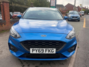 2019 Ford Focus 1.0t Ecoboost St-Line X Euro 6 (s/s) 5dr in Blue — image 4