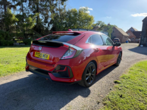 2020 Honda Civic 1.6 I-Dtec Sr Euro 6 (s/s) 5dr in Red — image 3