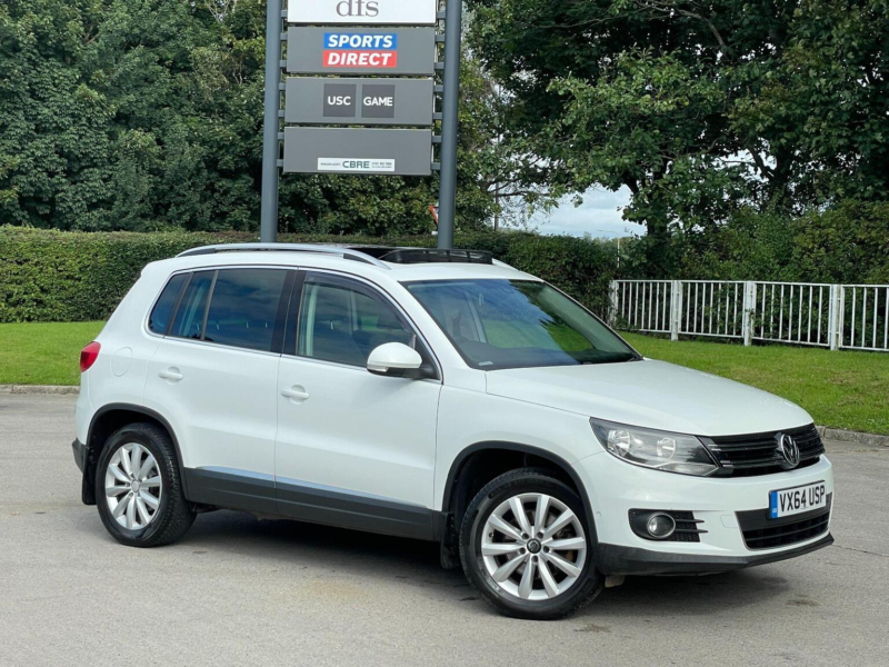 2014 Volkswagen Tiguan 2.0 Tdi Bluemotion Tech Match DSG 4WD Euro 5 (s/s) 5dr in White — image 1