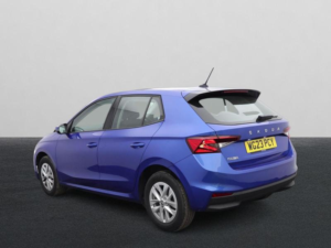 2023 Skoda Fabia 1.0 Tsi Se Comfort Hatchback 5dr Petrol Manual Euro 6 (s/s) (95 Ps) in Blue — image 4