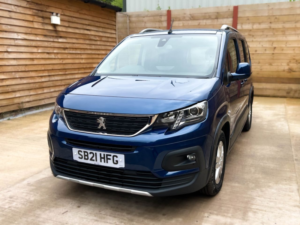 2021 Peugeot Rifter 4 SEAT Wheelchair Accessible Disabled Access Vehicle Wav in Blue — image 6
