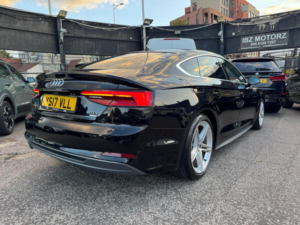 2017 Audi A5 2.0 Tdi Ultra S Line Sportback S Tronic Euro 6 (s/s) 5dr in Black — image 6