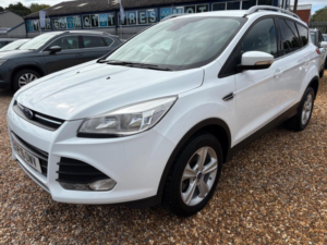 2016 Ford Kuga 2.0 Tdci Zetec 2WD Euro 6 (s/s) 5dr in White — image 3
