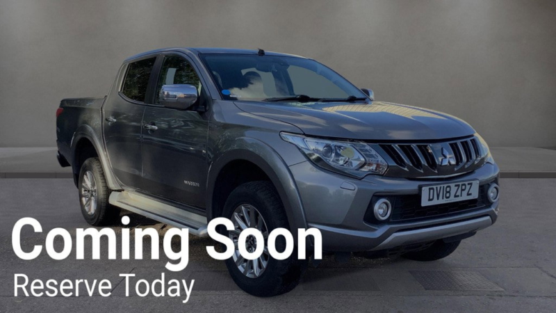 2018 Mitsubishi L200 2.4 Di-D Dc Warrior Pickup Double Cab 4dr Diesel Auto 4WD Euro 6 (178 Ps) in Grey — image 1