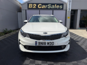 2018 Kia Optima 1.7 Crdi 3 Sportswagon Dct Euro 6 (s/s) 5dr in White — image 3
