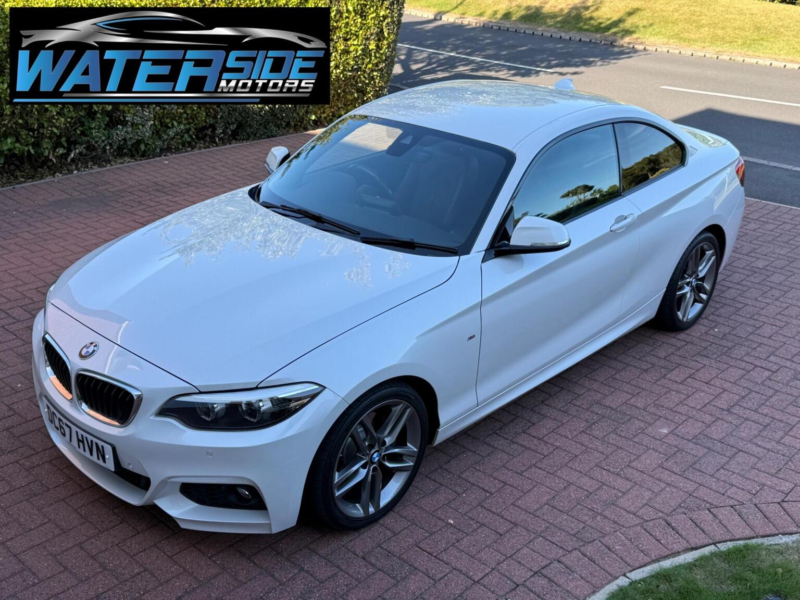 2017 BMW 2 Series 2.0 220i M Sport Auto Euro 6 (s/s) 2dr in White — image 1