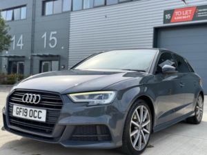 2019 Audi A3 1.5 Tfsi Cod 35 Black Edition Sportback S Tronic Euro 6 (s/s) 5dr in Grey — image 3